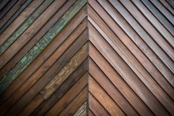 Line pattern of colorful wooden board wall