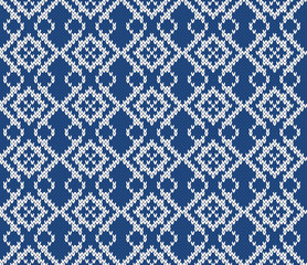 Jacquard Fairisle Design Seamless Knitting Pattern