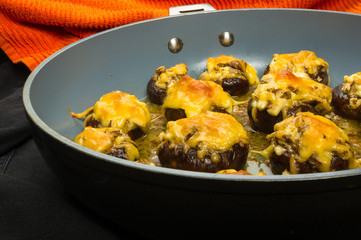 Royal baked stuffed mushrooms