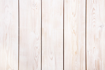 Fototapeta premium Wooden plank background painted with white paint.