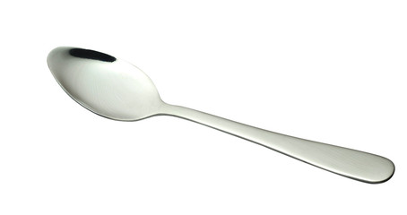 SPOON ISOLATED ON WHITE BACKGROUND.