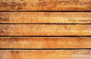 old vintage wooden background with horizontal boards
