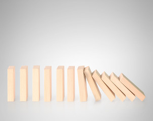  dominoes continuous toppled