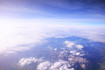 Fototapeta na wymiar mountains, aerial view