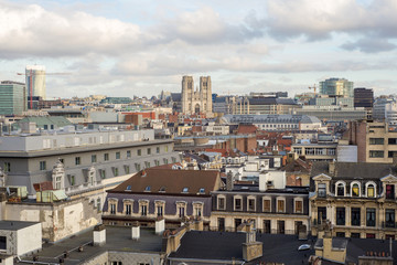 view of the city and cathedrale