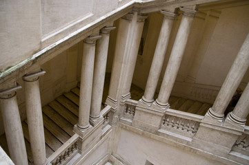 Bernini's stairs at Palazzo Barberini