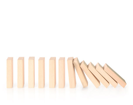  dominoes continuous toppled
