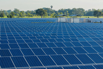 solar power plant to innovation of green energy for life