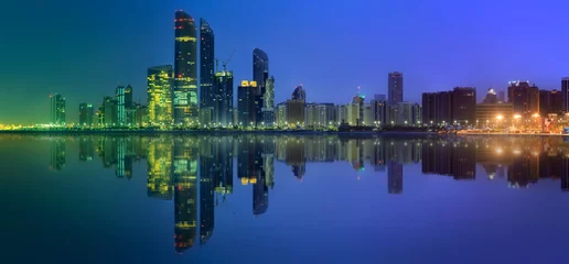 Foto auf Leinwand Abu Dhabi-Skyline © boule1301