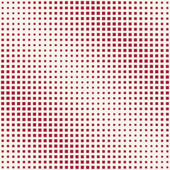 halftone red square geometric gradient pattern