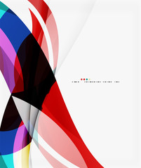 Obraz premium Vector silk wave background