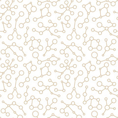abstract geometric golden deco stars constellation pattern