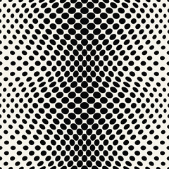geometric circles gradient halftone seamless black and white pattern © sunspire