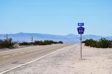 Cercles muraux Route 66 Route 66, près de Chambless, Californie