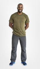 Fototapeta premium Man Smiling Happiness Carefree Emotional Expression Concept