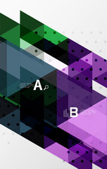 Vector geometric abstract background