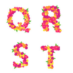 Alphabet letters Q, R, S, T. Part 5.