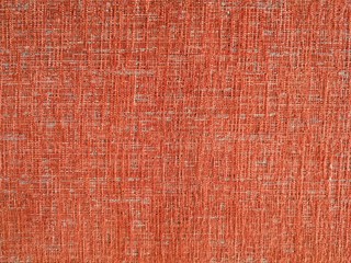 Flooring of orange woven fabric