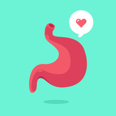 Fototapeta premium stomach vector illustration