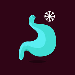 Obraz premium Stomach character