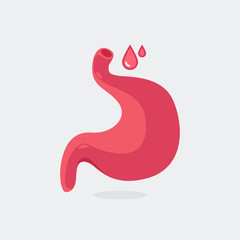 Obraz premium Stomach character