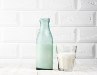 Milk on the table