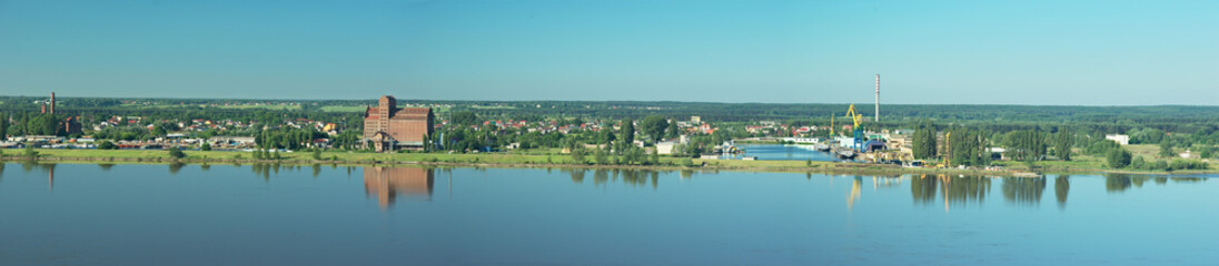 Płock. Panorama Radziwia.