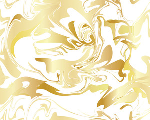 Fototapeta premium Marble Gold texture seamless pattern