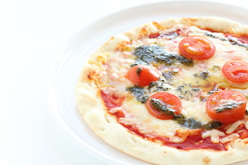 tomato and cheese pizza