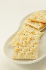 biscuit on dish