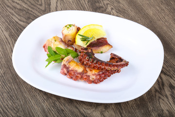 Grilled octopus