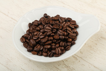Roasted coffee beans
