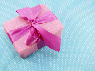 gift box with space for copy background