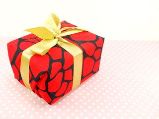gift box with space for copy background