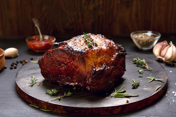 Grilled pork, barbecue meat