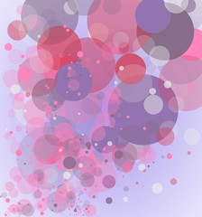 vector background with colored circles
