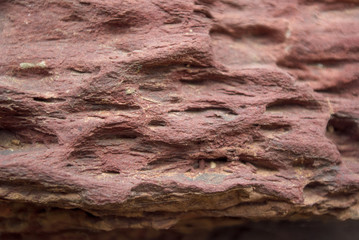 Old stone wall in ruined castle