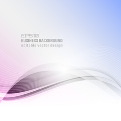 Abstract wavy vector business background.