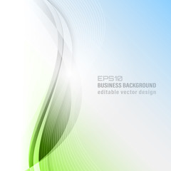 Abstract wavy vector business background.