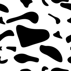 Cow skin vector seamless background