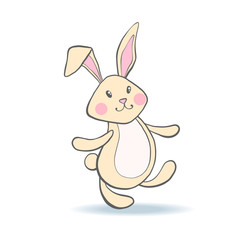 Cute hand drawn bunny.