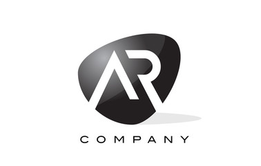 AR Logo.  Letter Design Vector.