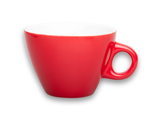 Red cup isolated