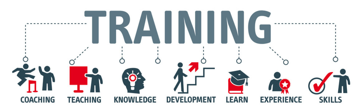 Banner Training and learning concept
