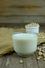 Healthy of soy milk.