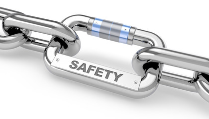 Safety  / Chain / Metal / 3d