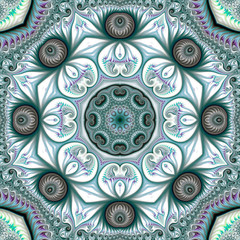 Abstract fractal background computer-generated image