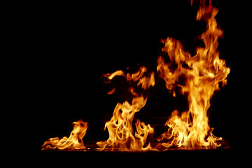 Fire flames abstract