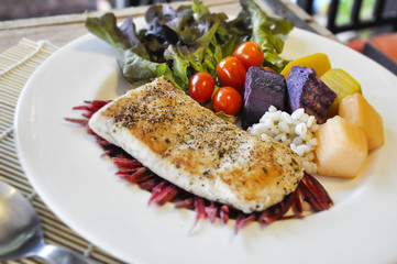 Seabees fish steak