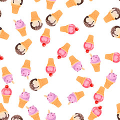 illustration of ice cream